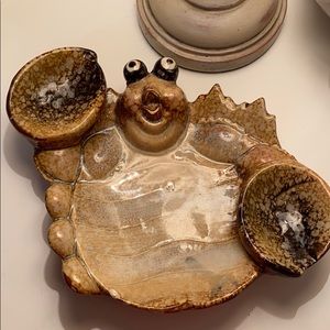 Crab jewelry dish